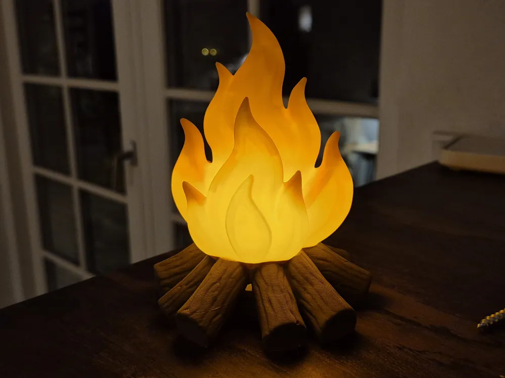 Mini Işıklı Kamp Ateşi